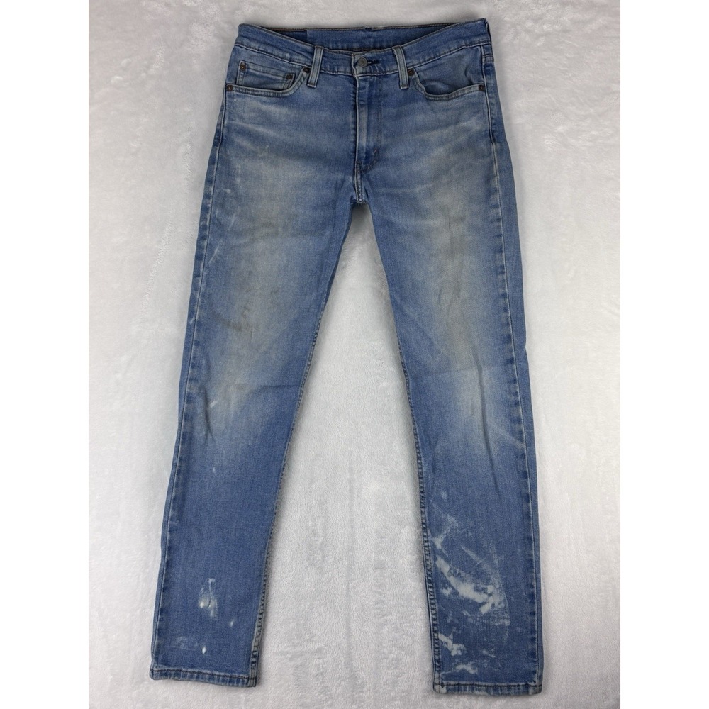Levi's Jeans Men's 511 Blue Denim Acid Wash Jeans Size‎ 33x32